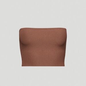 Babaton Sculpt Knit Cropped Tube Top